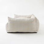 All Season Gingham Check Cushion Bed
