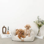 All Season Gingham Check Cushion Bed