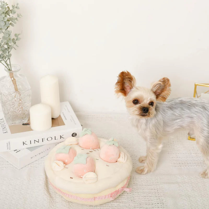 Puzzle Enrichment Toy - Strawberry Cake