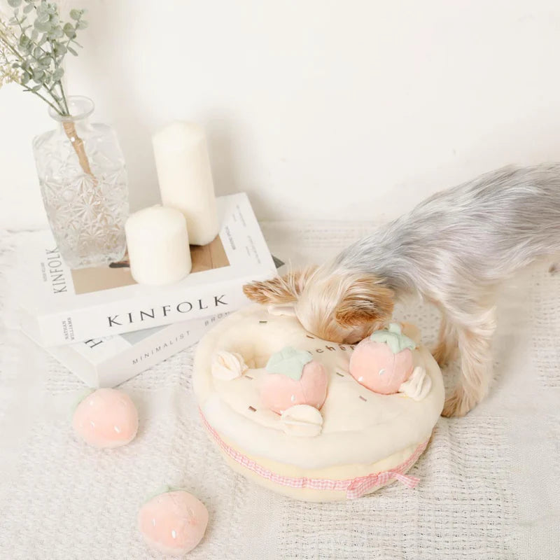 Puzzle Enrichment Toy - Strawberry Cake