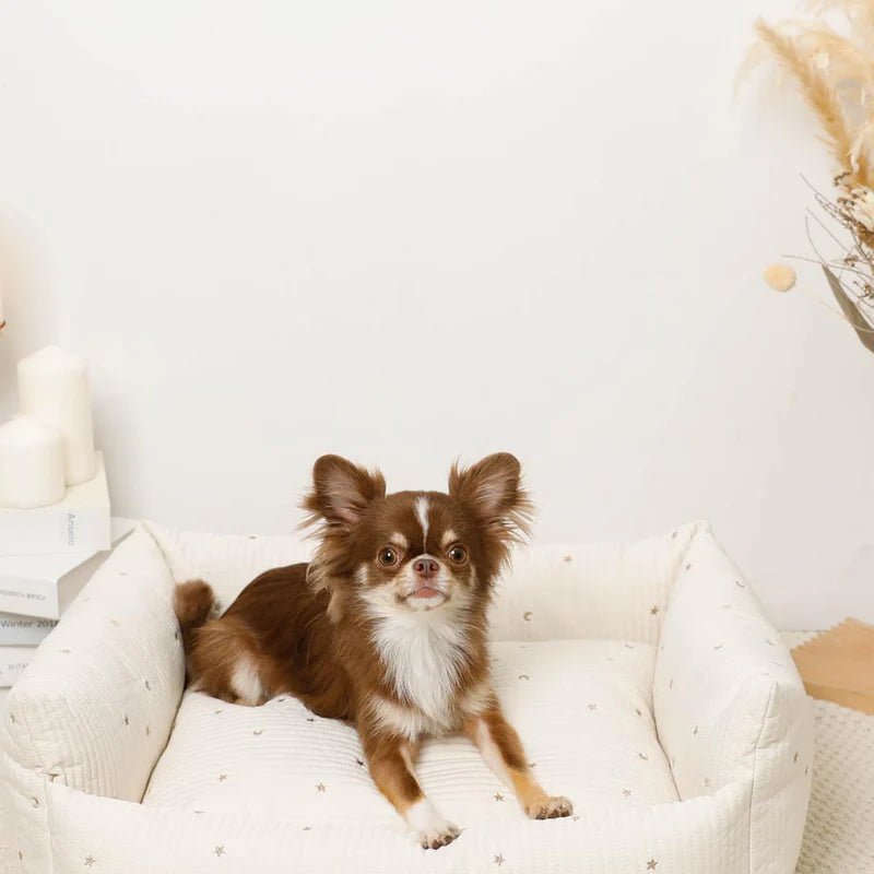 Water Repellent Embroidered  Star & Moon  Bed