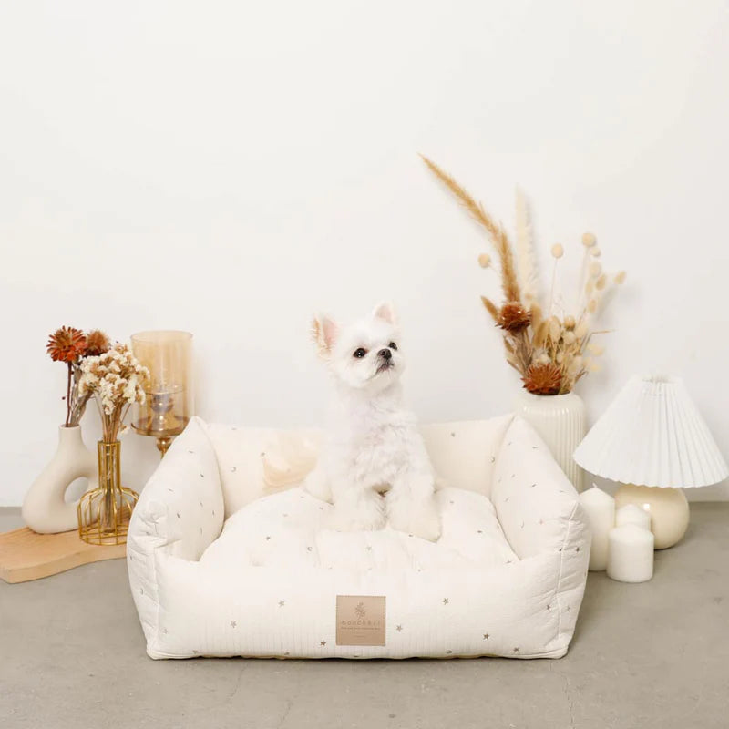 Water Repellent Embroidered  Star & Moon  Bed