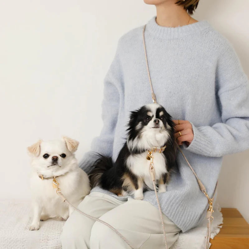 Two-Way Crossbody Lead - Mocha