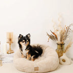 Croissant Style Fur Bed