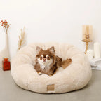 Croissant Style Fur Bed